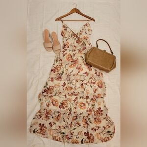 ILLA ILLA maxi ruffles Flower dress
